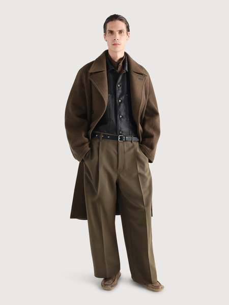 Lemaire Tibetan coat - dark olive | Garmentory