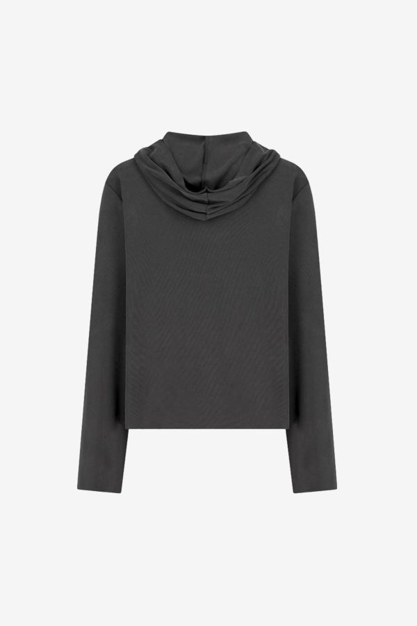 AMOMENTO Jersey Hooded Jumper