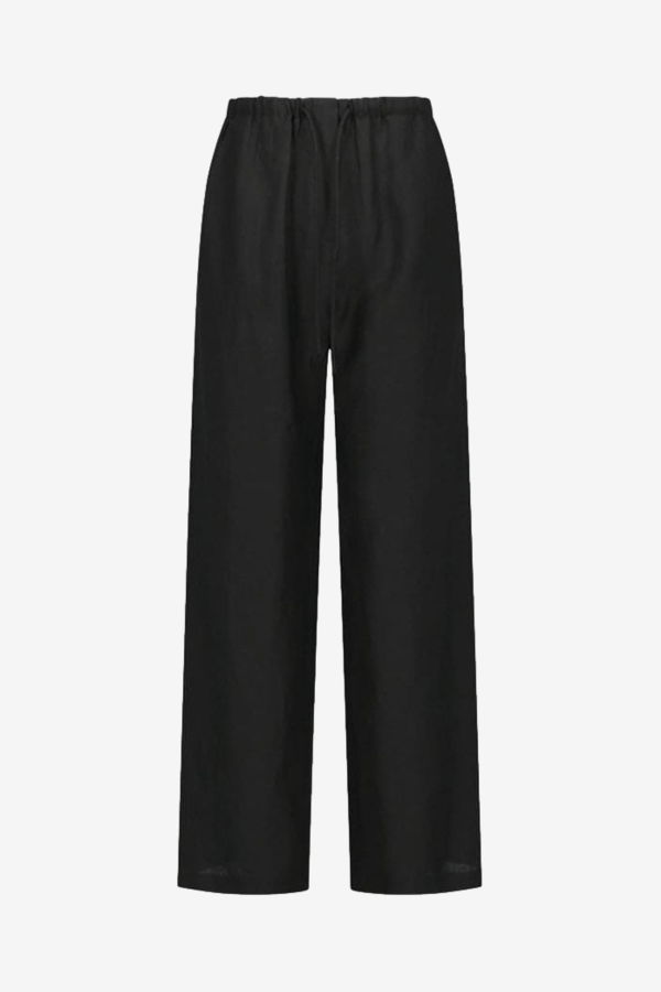 AMOMENTO Linen Banding Pants