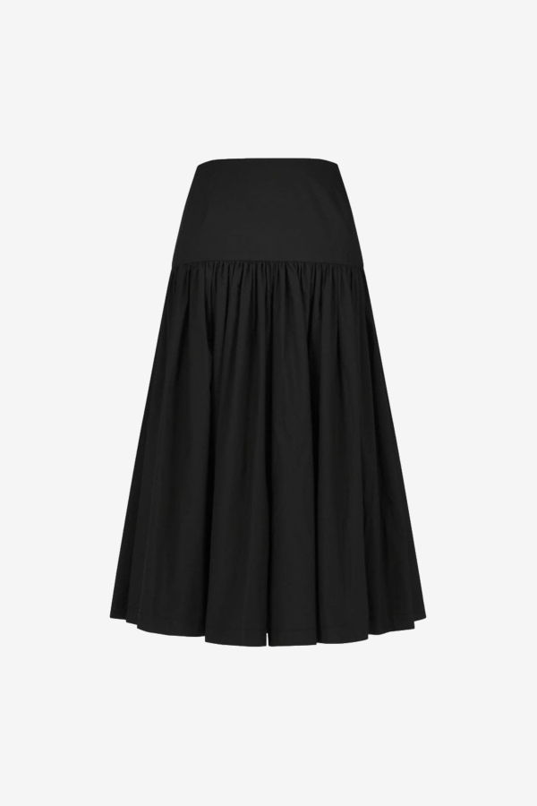 AMOMENTO Shirring Culotte Pants