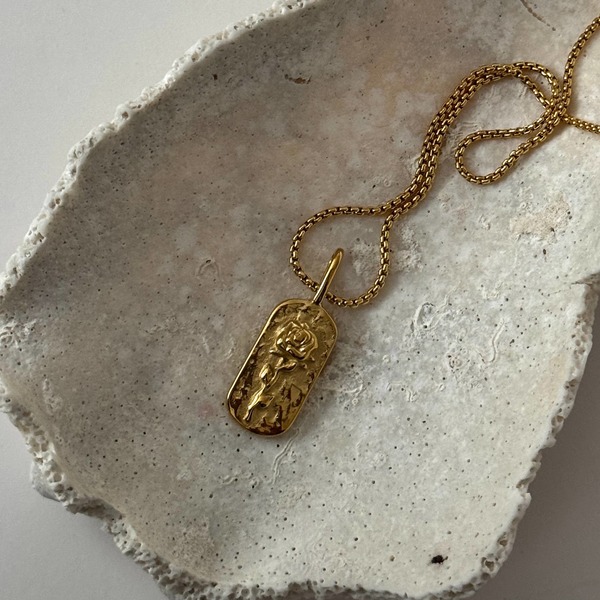 Namaste Jewelry Rose Necklace - Gold Namaste Jewelry Rose Necklace - Gold