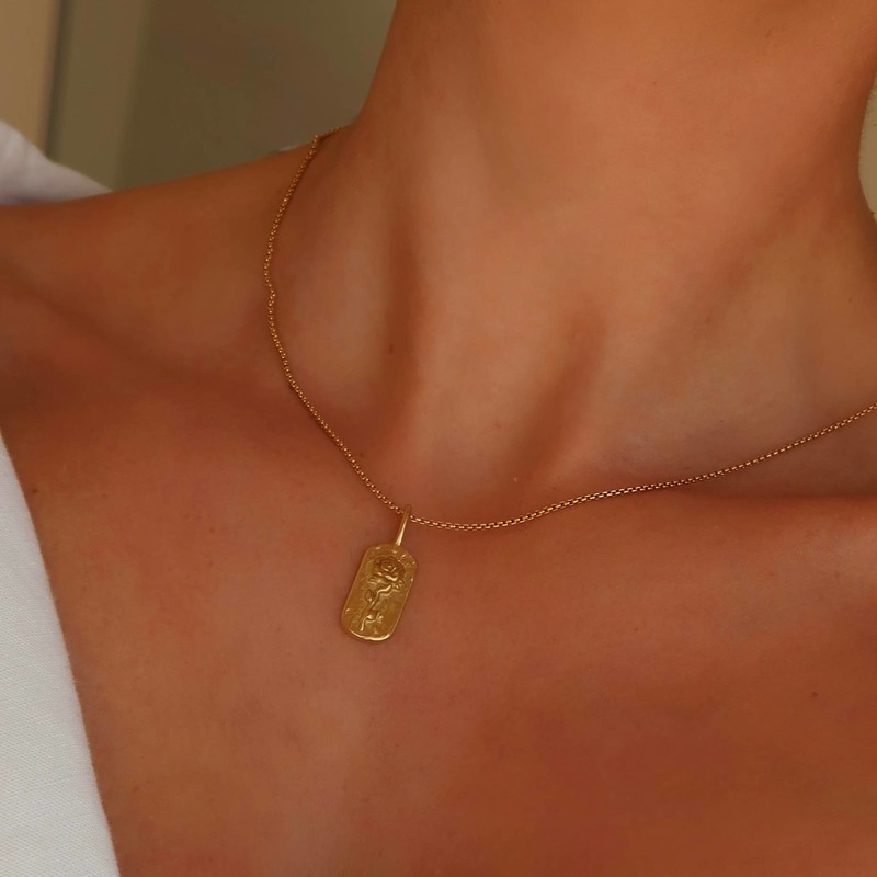 Namaste Jewelry Rose Necklace - Gold