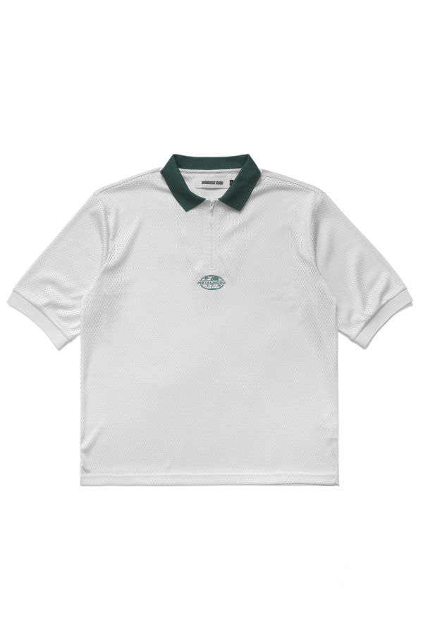 Metalwood Quarter Zip Jersey Polo