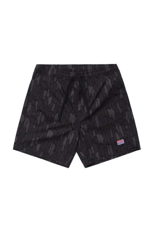 Metalwood Water Trunk Bark Camo Shorts
