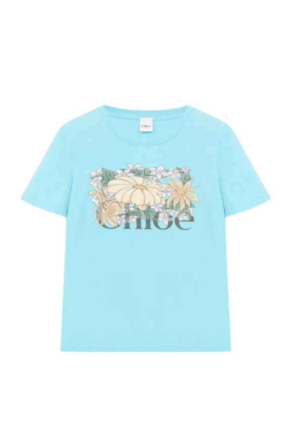 Chloé Tee Shirt - Dreamy Turquoise