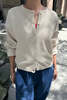 Le Bon Shoppe Leila Cotton Cardigan - Naturel - Thumbnail 2