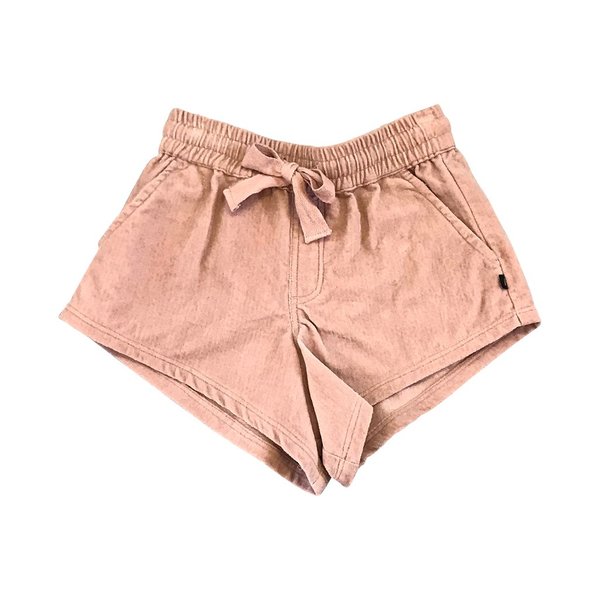 Kids Feather Drum Pixie Velvet Shorts - Dusk Kids Feather Drum Pixie Velvet Shorts - Dusk