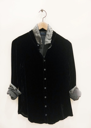 CP SHADES ROMY VELVET SHIRT - INK 