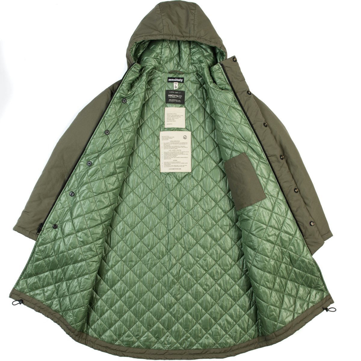 Monitaly Vancloth Harry's Coat - Olive  - Image 2 of 3
