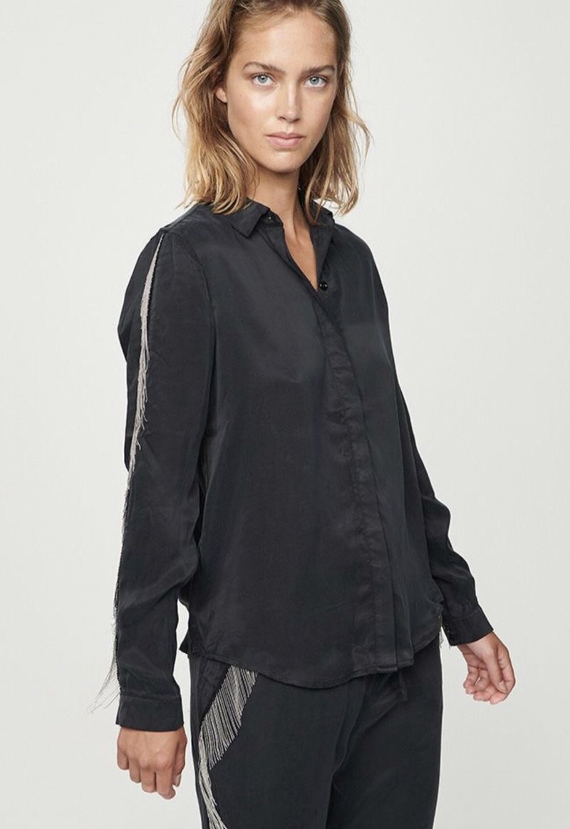 Zoe Karssen Fringe Detail Woven Shirt