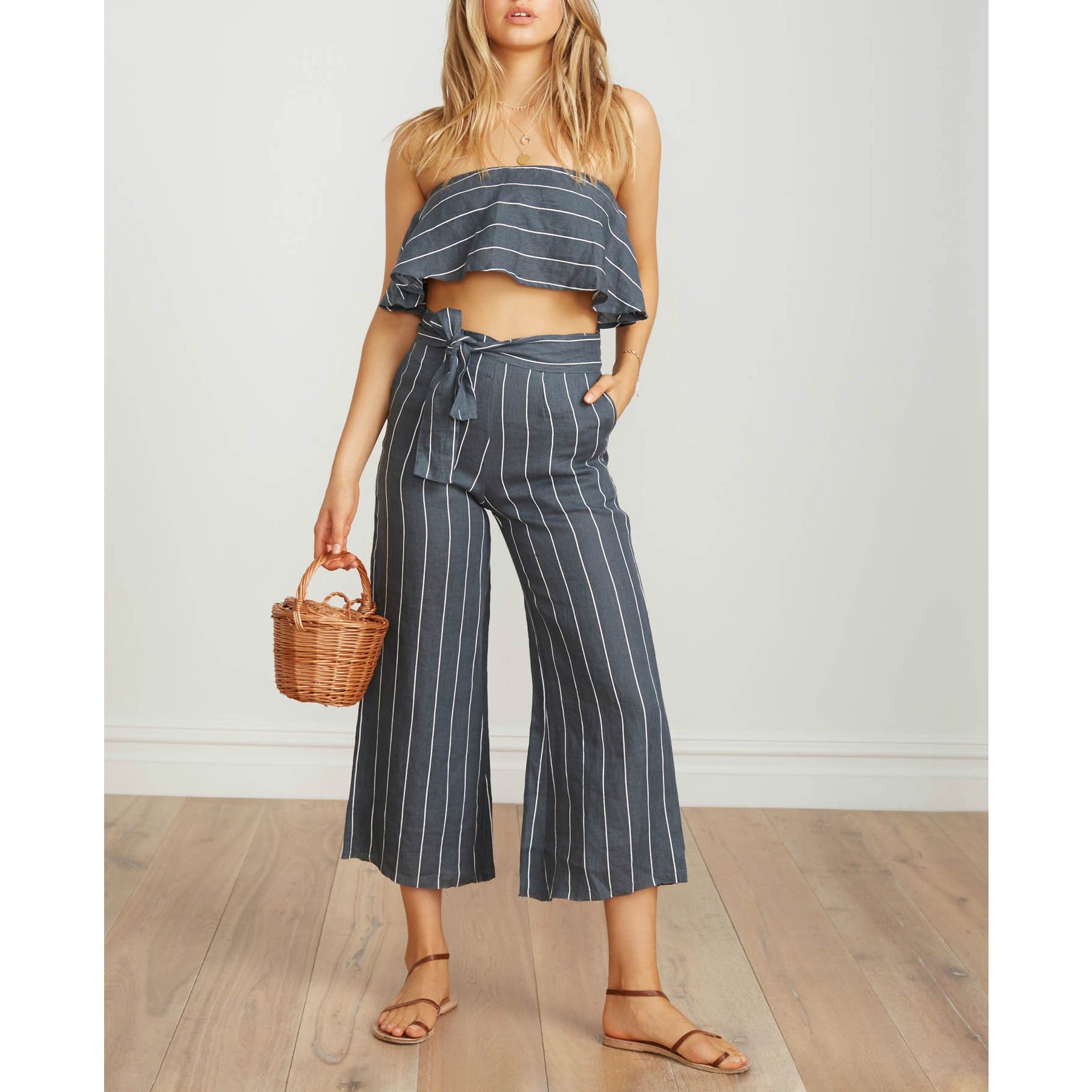 Faithfull The Brand Solana top - copenhagen stripe | Garmentory