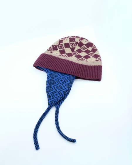 Visvim Meda N.D. Crochet Knit Hat - Multicolor | Garmentory