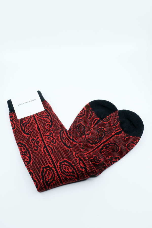 Dries Van Noten Jacquard Wool Socks