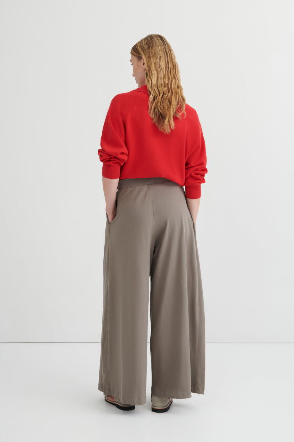 Kowtow Drape Pant - Flint
