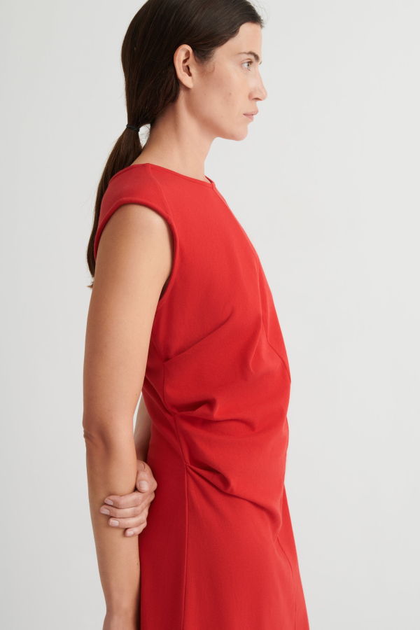Kowtow Ember Dress - Poppy Red