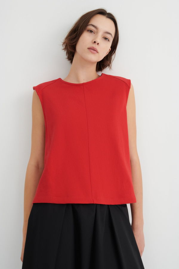 Kowtow Ember Tank - Poppy Red