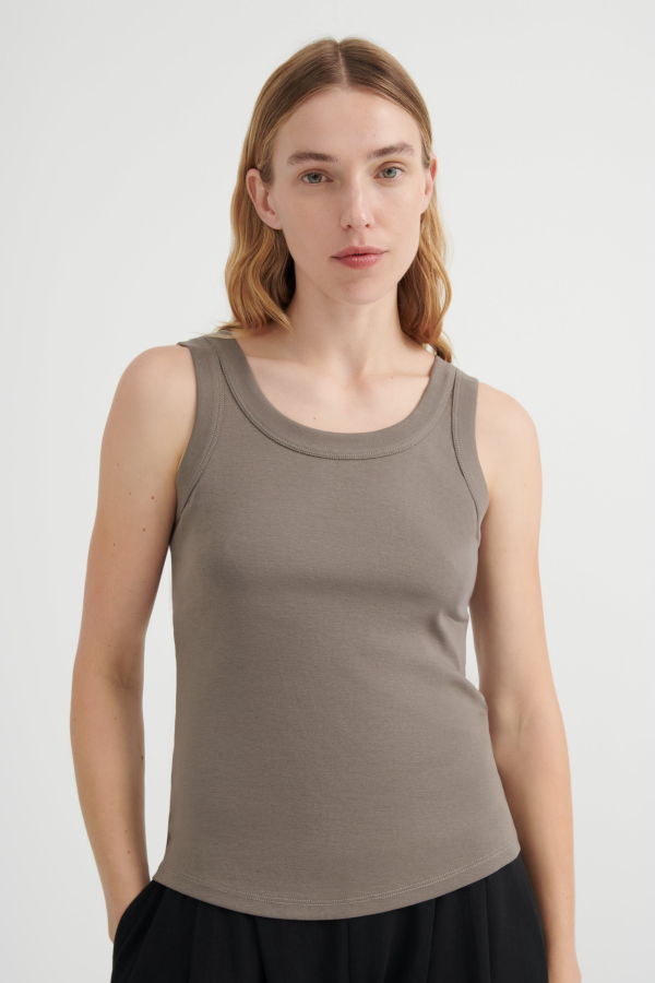 Kowtow Everyday Singlet - Flint