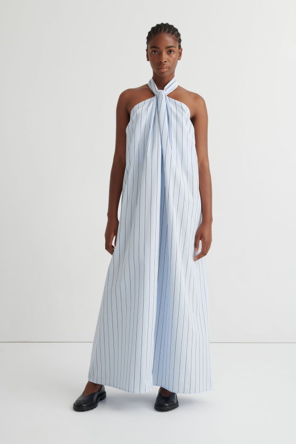 Kowtow Perception Dress - Cloud Stripe