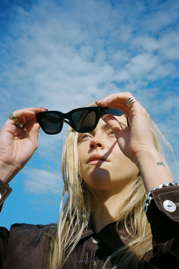Monokel Memphis Sunglasses - Black/Green