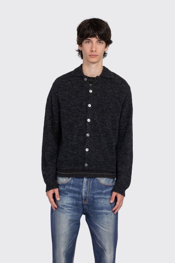 Our Legacy Evening Polo - Charcoal