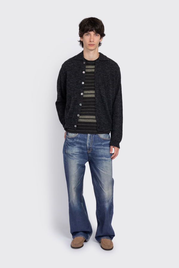 Our Legacy Evening Polo - Charcoal
