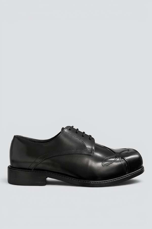 Stefan Cooke Polido Slashed Square Toe Derby Stefan Cooke Polido Slashed Square Toe Derby