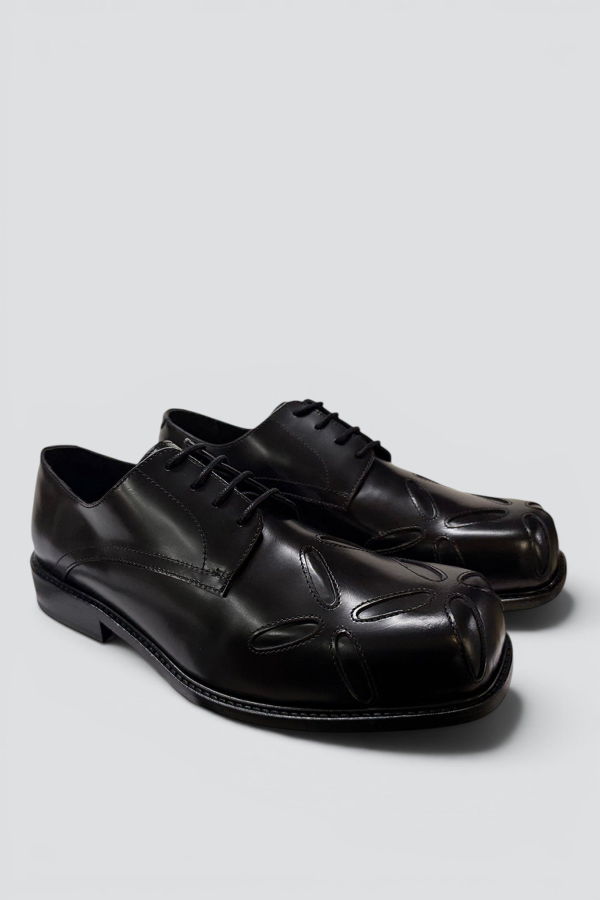 Stefan Cooke Polido Slashed Square Toe Derby