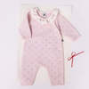 KIDS Petit Bateau Baby Knit Jumpsuit - Barely Pink - Thumbnail 4