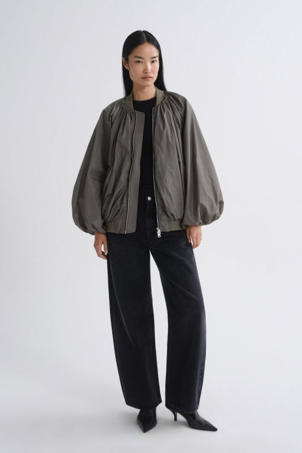 AGOLDE Raffi Bomber Jacket - Fern