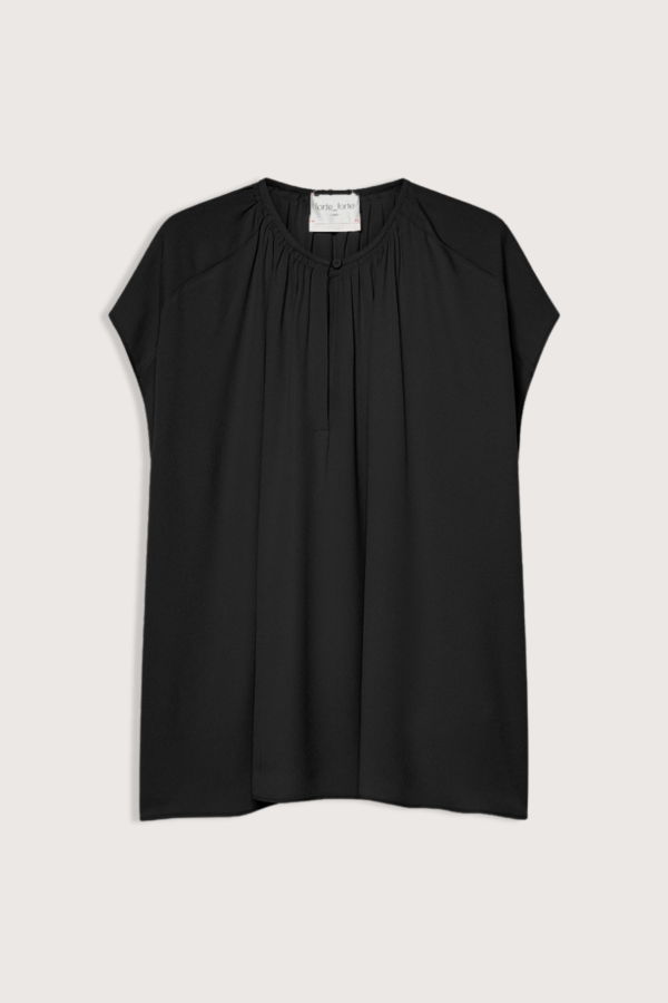 Forte Forte Marocaine Sleeveless Top - Nero