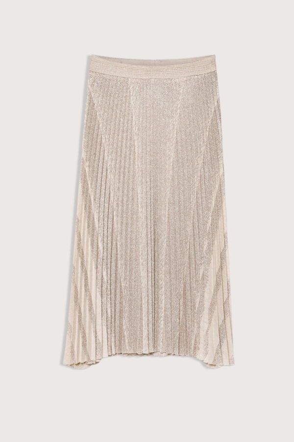 Forte Forte Rinsing Sun Soleil Plissé Skirt - Loto