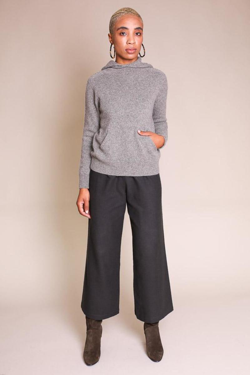 トップス evam eva / cashmere seamless parka Evam Eva Coat – Atlantic Nantucket