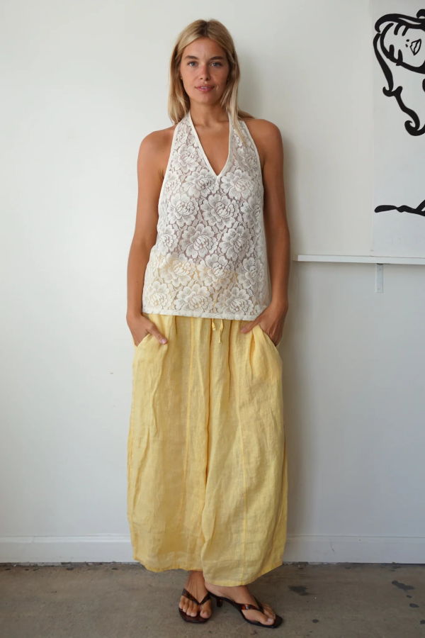 SHANI Chloe Pant - Banana Yellow