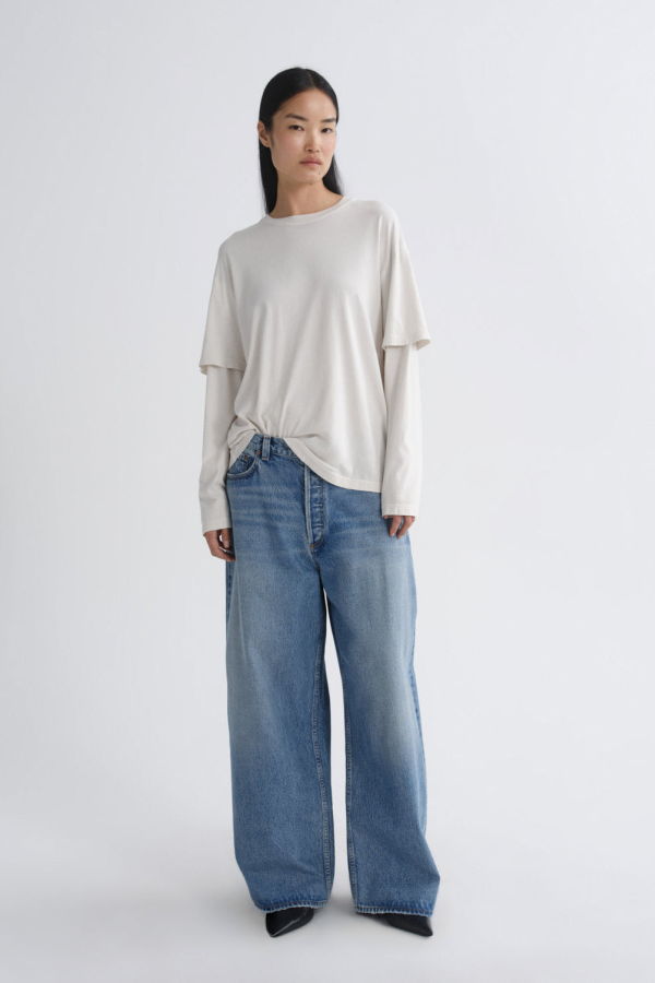 AGOLDE Rounded Baggy Jeans - Downplay