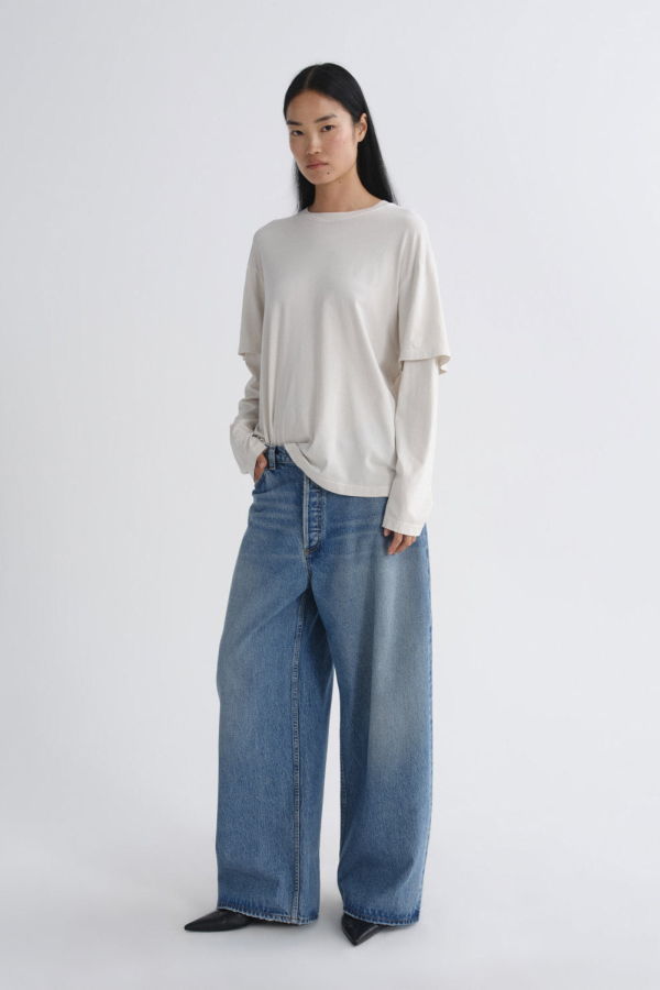 AGOLDE Rounded Baggy Jeans - Downplay