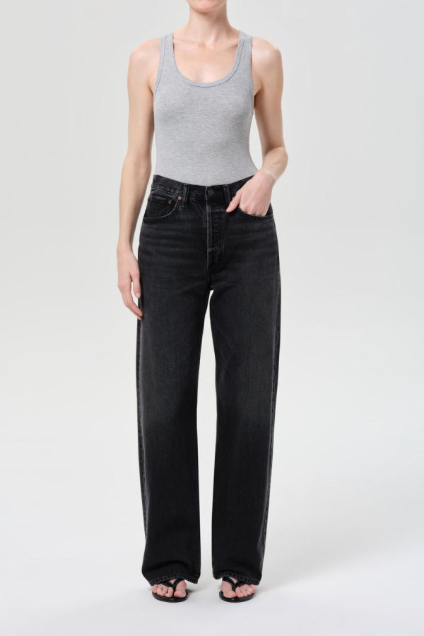 AGOLDE Vintage Loose Jean - Washed Black