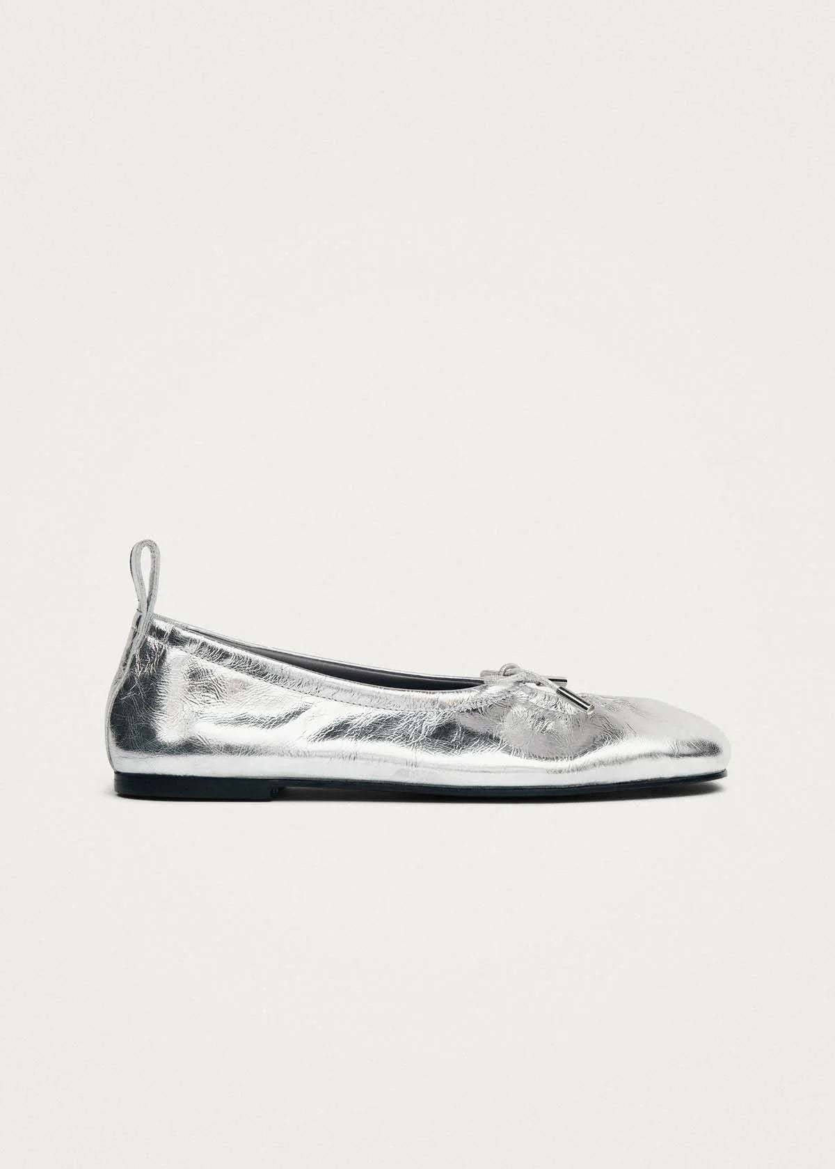 Alohas Rosalind Shimmer Leather Ballet Flats - Image 3 of 6