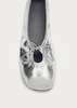 Alohas Rosalind Shimmer Leather Ballet Flats - Thumbnail 5