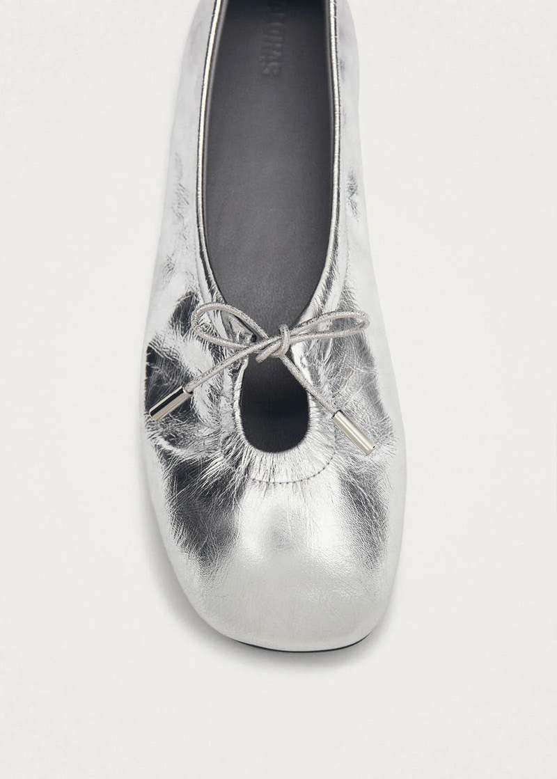 Alohas Rosalind Shimmer Leather Ballet Flats