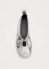 Alohas Rosalind Shimmer Leather Ballet Flats - Thumbnail 6