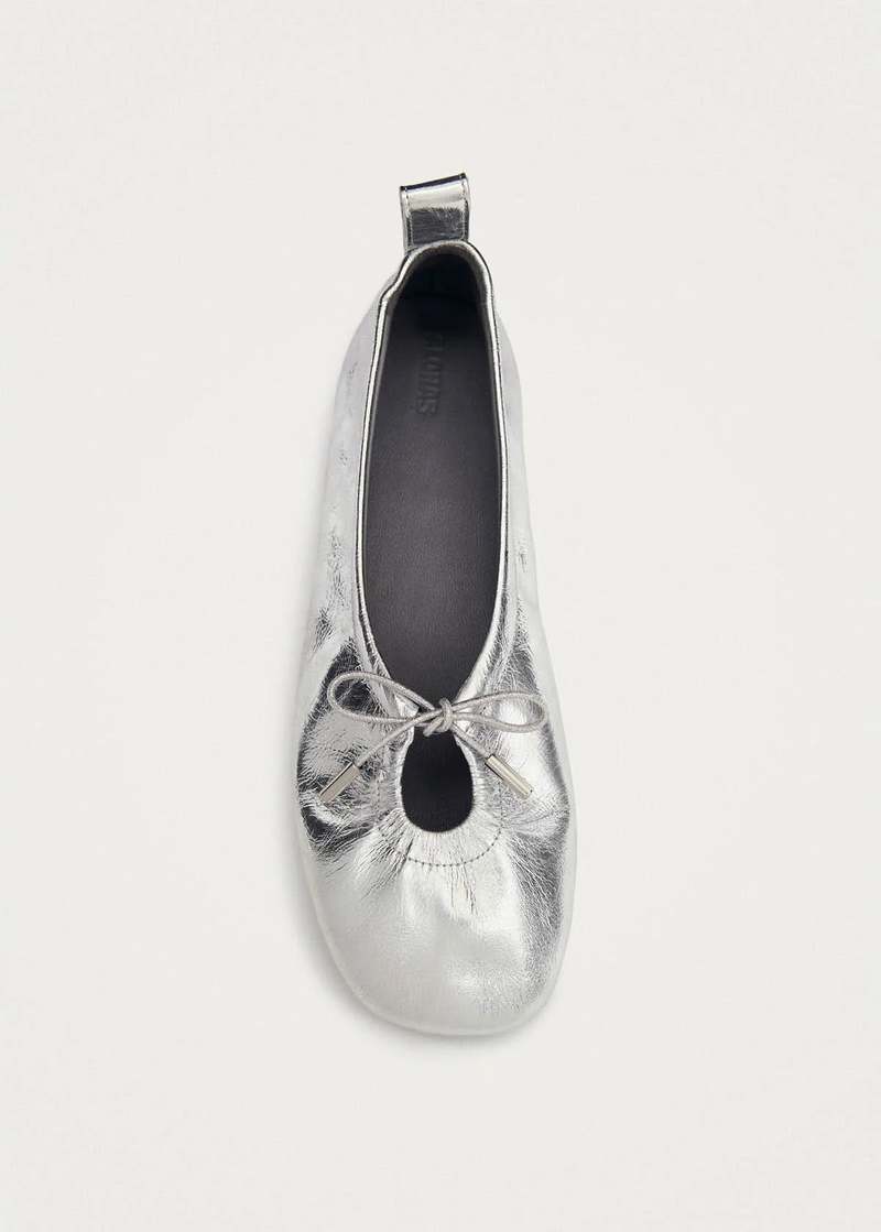 Alohas Rosalind Shimmer Leather Ballet Flats