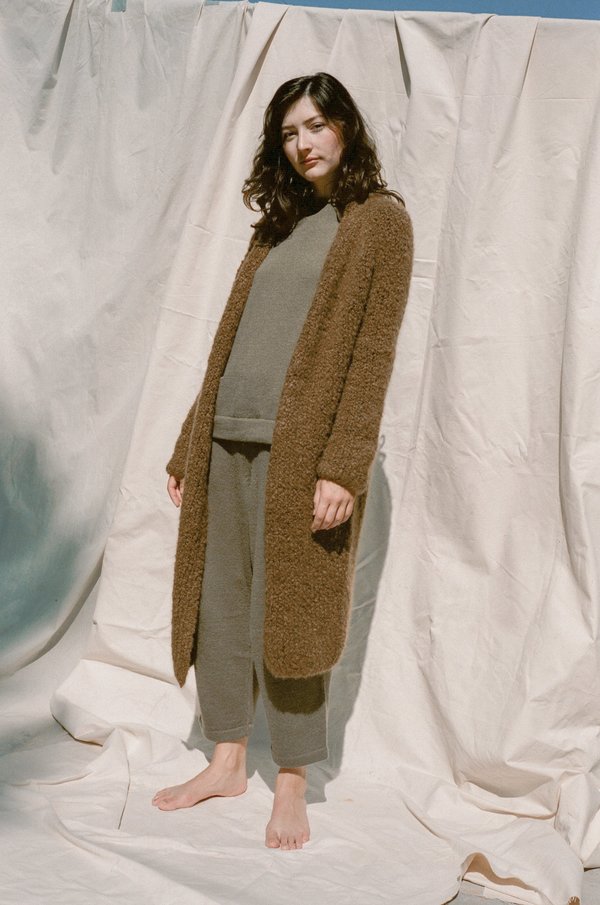 Lauren Manoogian Handknit Boucle Cardigan Lauren Manoogian Handknit Boucle Cardigan