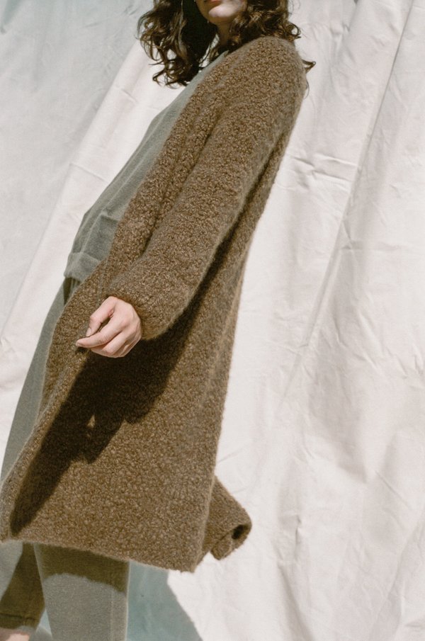 Lauren Manoogian Handknit Boucle Cardigan Lauren Manoogian Handknit Boucle Cardigan