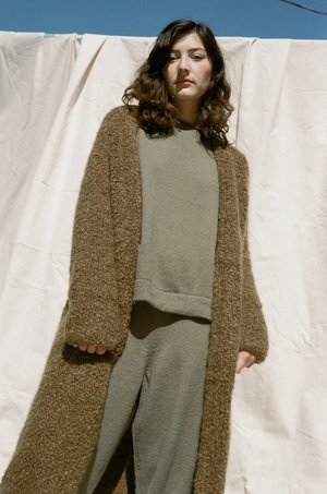 Lauren Manoogian Handknit Boucle Cardigan Lauren Manoogian Handknit Boucle Cardigan