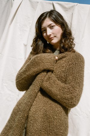 Lauren Manoogian Handknit Boucle Cardigan Lauren Manoogian Handknit Boucle Cardigan