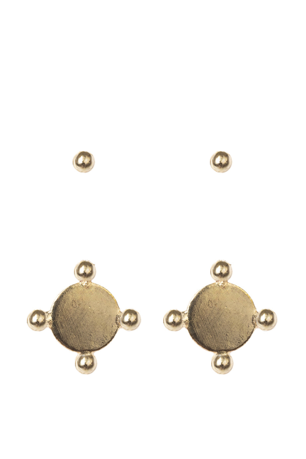 Matr Boomie Pari Dot Disc Earring Set