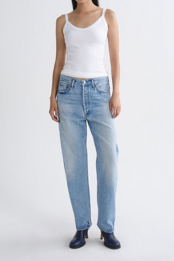AGOLDE 90's Mid Rise Straight Weightless Jeans