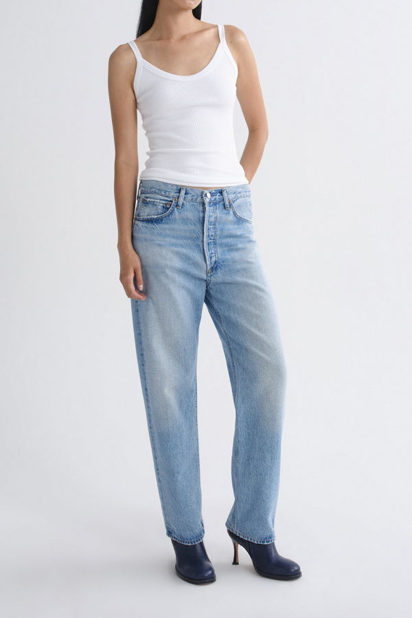 AGOLDE 90's Mid Rise Straight Weightless Jeans