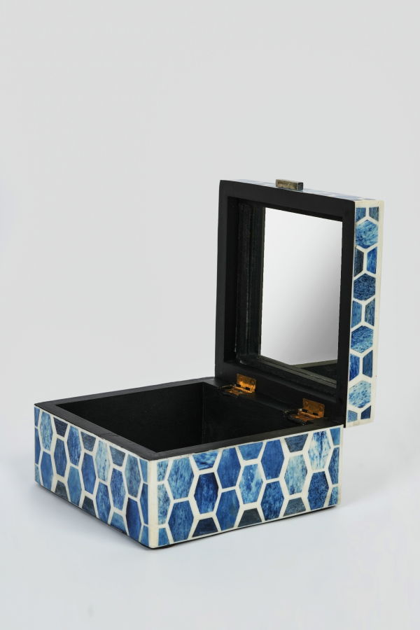 Mela Artisans Gramercy Bone Inlay Box