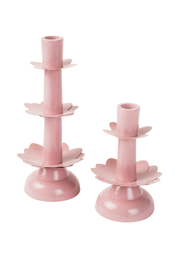 Mela Artisans Lotus Bloom Tapered Candleholders